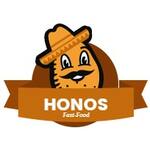 Logotipo Honos Batataria e Hamburgueria