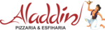 Logotipo Aladdin Pizzaria e Esfiharia