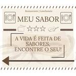 Logotipo Meu Sabor Restaurante e Lanchonete