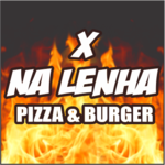 Logotipo X na Lenha