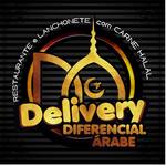 Logotipo Diferencial Árabe Comida Halal