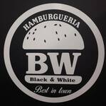 Logotipo Hamburgueria Black & White
