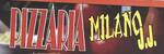 Logotipo Pizzaria Milano Jj