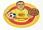 Logotipo Lanche e Pizzaria do Barriga