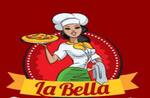 Logotipo La Bella Pizza Frango Frito e Acai