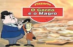 Logotipo Pizzaria o Gordo e o Magro