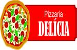 Logotipo Pizzaria Delicia