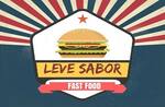 Logotipo Leve Sabor - Açaí e Lanchonete