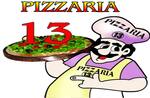 Logotipo Pizzaria 13