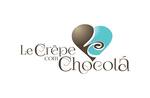 Logotipo Le Crêpe Com Chocolá