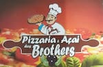 Logotipo Pizzaria Açai dos Brothers