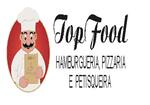 Logotipo Top Food Hamburgueria e Lanches