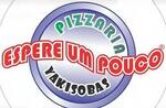 Logotipo Espere Um Pouco Pizzaria e Comida Chines