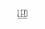 Logotipo L.e.d. Espaço Gourmet