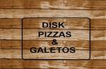 Logotipo Disk Pizzas e Galetos