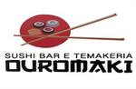 Logotipo Ouromaki Sushi e Temakeria