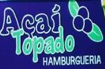 Logotipo Açai Topado e Hamburgueria