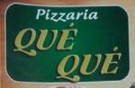 Logotipo Pizzaria Qué Qué
