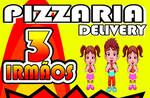Logotipo Pizzaria Delivery 3 Irmãos