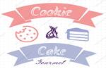 Logotipo Açaiteria e Lanchonete Cookie & Cake