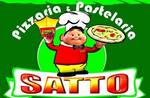 Logotipo Pizzaria & Pastelaria Satto
