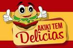 Logotipo Akiki Tem Delícias