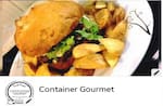Logotipo Container Gourmet Sanduíche Artesanal