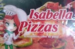 Logotipo Isabella Pizzas