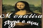 Logotipo Monalisa Pizza Frango Frito & Açaí