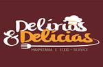 Logotipo Delirios & Delicias Marmitaria