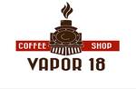 Logotipo Vapor18 Coffe Shop