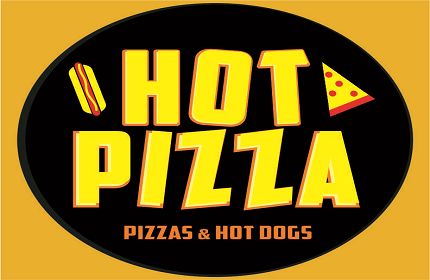 Logotipo Hot Pizza - Pizzas e Hot Dogs