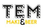 Logotipo Tem.maki&beer