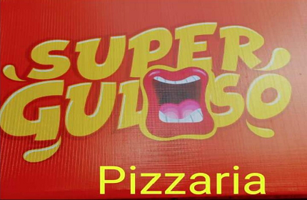 Logotipo Super Guloso Pizzaria