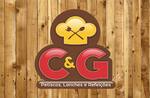 Logotipo C&g Petiscos,lanches e Refeições