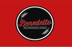 Logotipo Benedetto Hamburgueria e Pizzaria