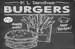 Logotipo Kl Lanches Burguers