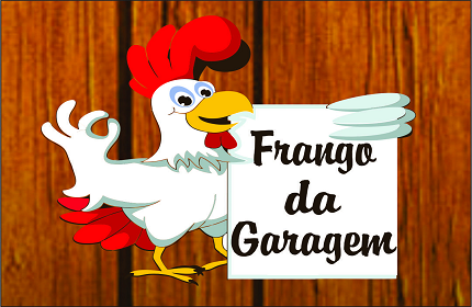 Logotipo Frango da Garagem Marmitex Express