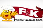 Logotipo F&k Pastéis e Lanches