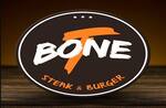 Logotipo T-bone Steak Burger