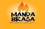 Logotipo Manda Brasa Espetaria