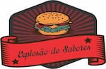 Logotipo Hamburgueria Explosão de Sabores