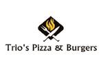 Logotipo Trio's Pizza & Burgers