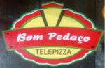 Logotipo Pizzaria Bom Pedaço