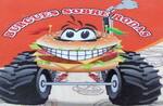 Logotipo Burguer Sobre Rodas