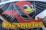 Logotipo Papamelos Lanches