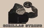 Logotipo Gorillas Strong Veg Food