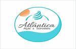 Logotipo Atlântica Açaí e Sorvetes