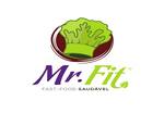 Logotipo Mr. Fit Fast-food Saudável