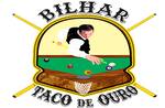 Logotipo Restaurante Bilhar Taco de Ouro